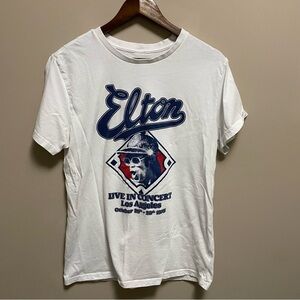 Elton John Live In Los Angeles 1975 T-Shirt Size Large